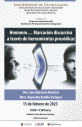 Primera Conferencia del Seminario Permanente de Investigación: “Hmmmm… Marcación discursiva a través de herramientas prosódicas”