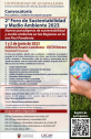 Convocatoria para participar en el Segundo Foro de Sustentabilidad y Medio Ambiente 2023