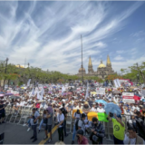 Pese al boicot del gobierno estatal, la comunidad universitaria se congregó para apoyar a esta Casa de Estudio